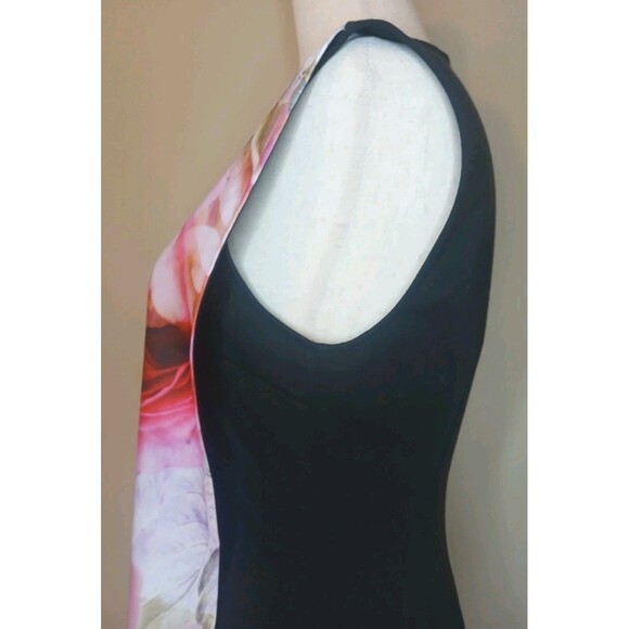 Ted Baker London Dress US Sz 6 Milisa Pure Peony Floral Printed Mini Sheath EUC - Picture 5 of 16